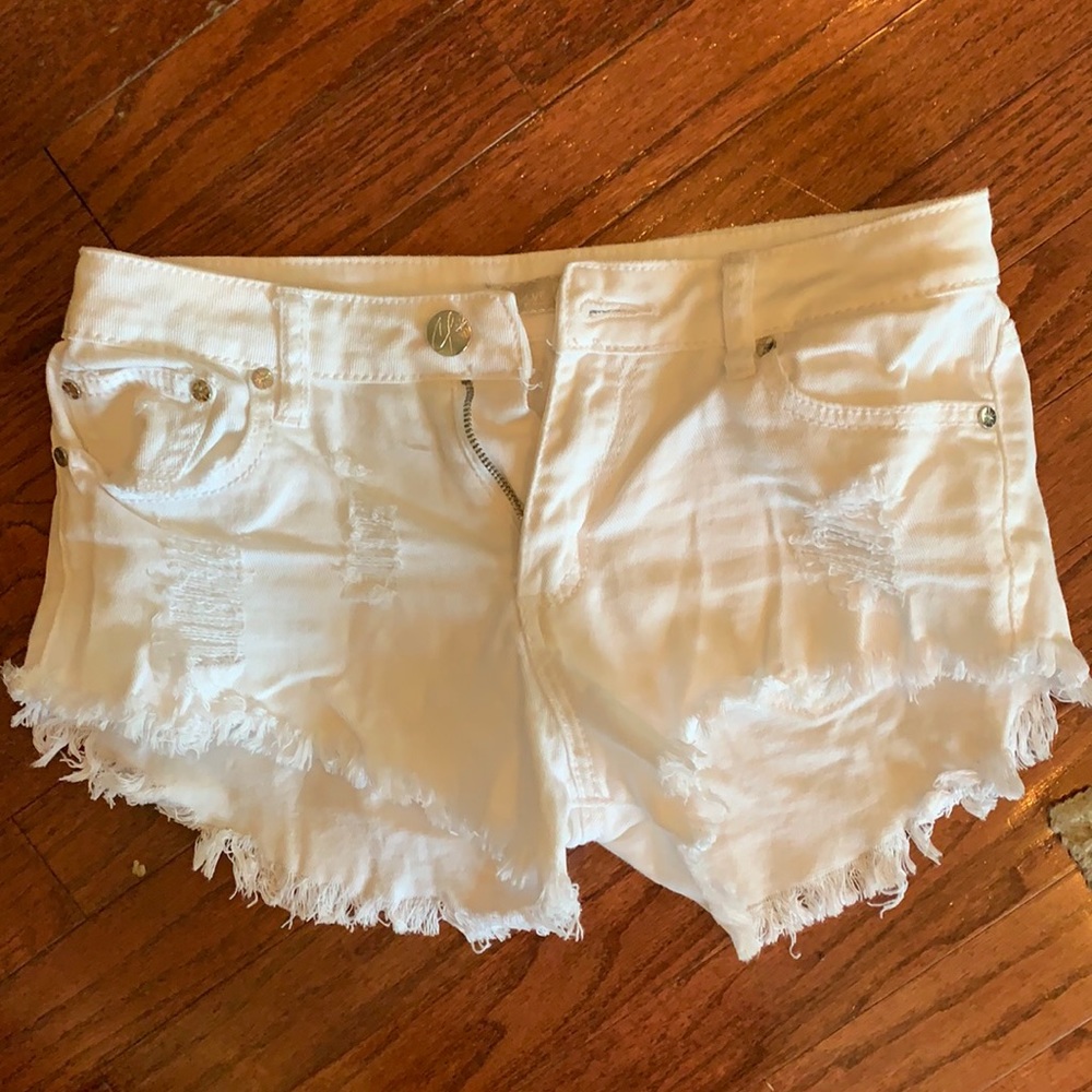 White Jeans Shorts